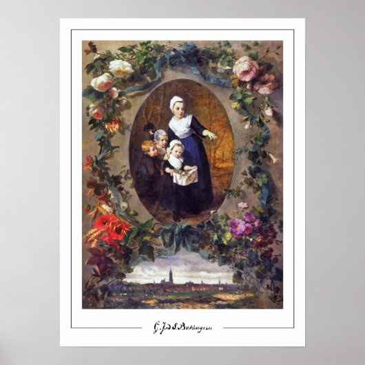 Gerardina van de Sande Bakhuyzen Zedign Art Poster (Voorkant)