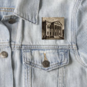 Gerards Bank in Philadelphia Vierkante Button 5,1 Cm (In situ)