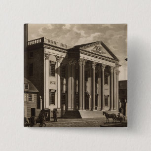 Gerards Bank in Philadelphia Vierkante Button 5,1 Cm