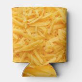 Geraspte Cheddar: Cheese Top Uitzicht Blikjeskoeler (Achterkant)