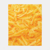 geraspte cheddar-uitzicht bovenaan fleece deken (Voorkant)