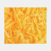 geraspte cheddar-uitzicht bovenaan fleece deken (Voorkant (Horizontaal))