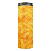 geraspte cheddar-uitzicht bovenaan thermosbeker (Achterkant)