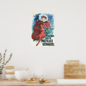 GERAUDEL PASTILLES Jules Cheret Paris Art Nouveau Poster (Keuken)