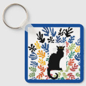 Gerbe door Matisse, Cat Art Parodie, Sleutelhanger (Voorkant)