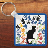 Gerbe door Matisse, Cat Art Parodie, Sleutelhanger (Voorkant)