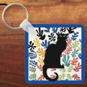 Gerbe door Matisse, Cat Art Parodie, Sleutelhanger (Voorkant)