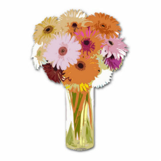 Gerber Daises Staand Fotobeeldje