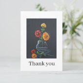 Gerber daisies Thank you card Bedankkaart (Staand voorkant)