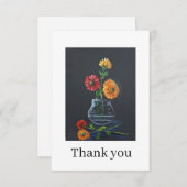 Gerber daisies Thank you card Bedankkaart (Voorkant / Achterkant)