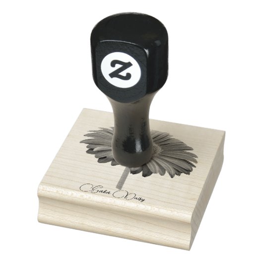Gerber Daisy Bloem Rubber Stamp Rubberstempel (Stempel)