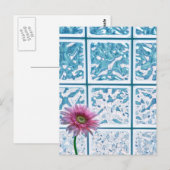 Gerber Daisy Briefkaart (Voorkant / Achterkant)