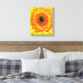 Gerber Daisy Canvas Afdruk (Insitu (Slaapkamer))
