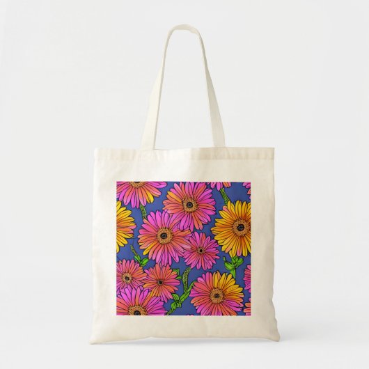 Gerber Daisy Canvas Tas (Voorkant)