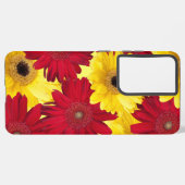 Gerber Daisy Floral Close-up fotografie Samsung Galaxy Hoesje (Linkerkant)