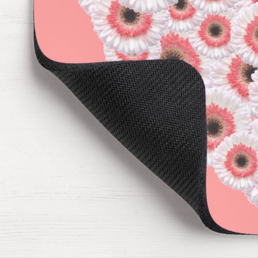 Gerber Daisy Heart Muismat (Hoek)