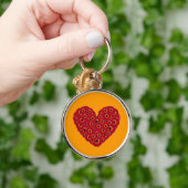 Gerber Daisy Heart Sleutelhanger (Hand)