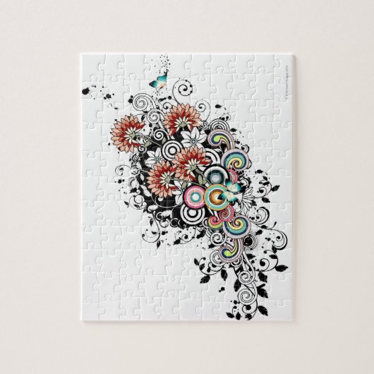 Gerber Daisy Legpuzzel (Verticaal)