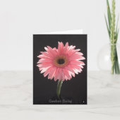 Gerber Daisy Note Card Kaart (Voorkant)