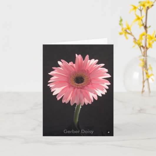 Gerber Daisy Note Card Kaart (Gele Bloem)