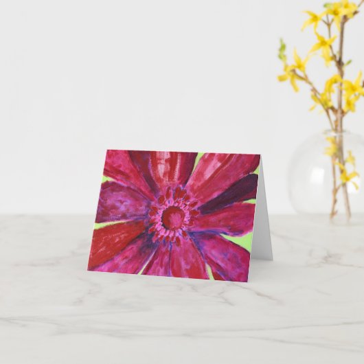 Gerber Daisy Notecard Kaart (Gele Bloem)
