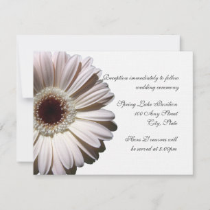 Gerber Daisy Wedding Kaart