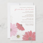 Gerber Daisy Wedding Shower Uitnodiging (Voorkant)