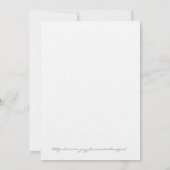 Gerber Daisy Wedding Shower Uitnodiging (Achterkant)