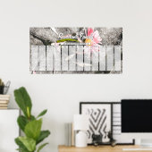 Gerber Madeliefje Aangepaste verjaardagskalender v Poster (Thuiskantoor)