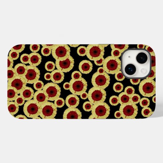 Gerber-madeliefjes Case-Mate iPhone Case (Achterkant (horizontaal))