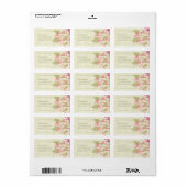 Gerber Olijf Spiral Fantasie Retouradres Labels (Full Sheet)
