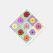 Gerbera 3x3 Daisy Design Servet (Hoek)