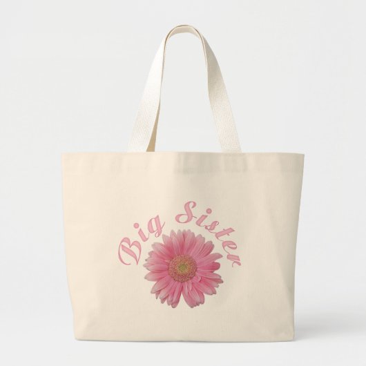 Gerbera Big Sister Grote Tote Bag (Voorkant)