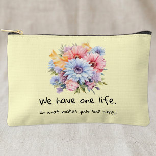 Gerbera bloemen positieve woorden geel etui
