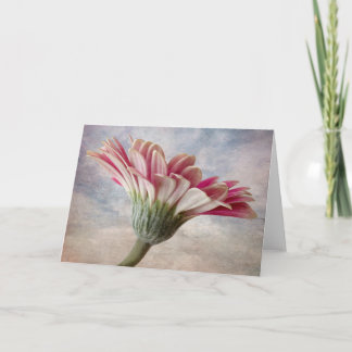 Gerbera bloemenkaart kaart