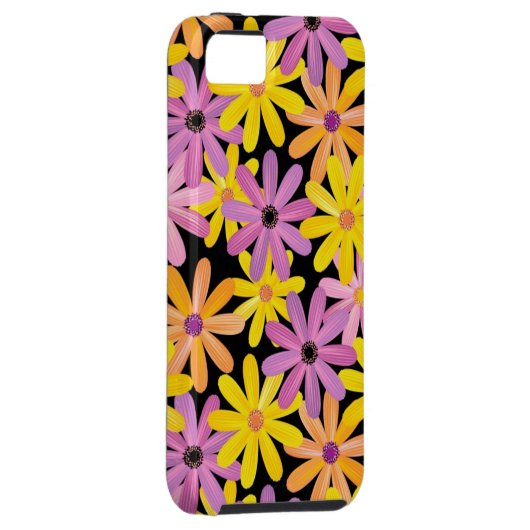 Gerbera-bloesem, achtergrond Case-Mate iPhone case (Back/Rechts)