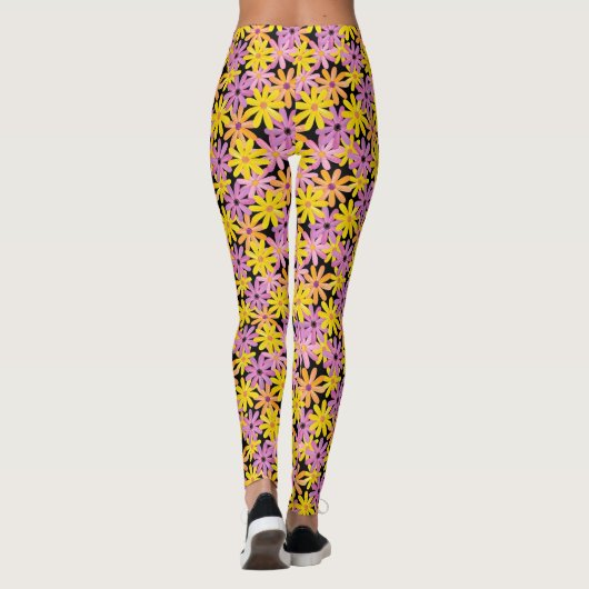Gerbera-bloesem, achtergrond leggings (Achterkant)