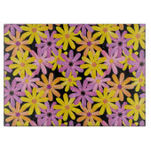 Gerbera-bloesem, achtergrond snijplank (Voorkant)