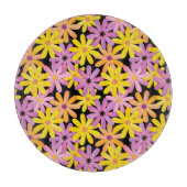 Gerbera-bloesem, achtergrond snijplank (Voorkant)