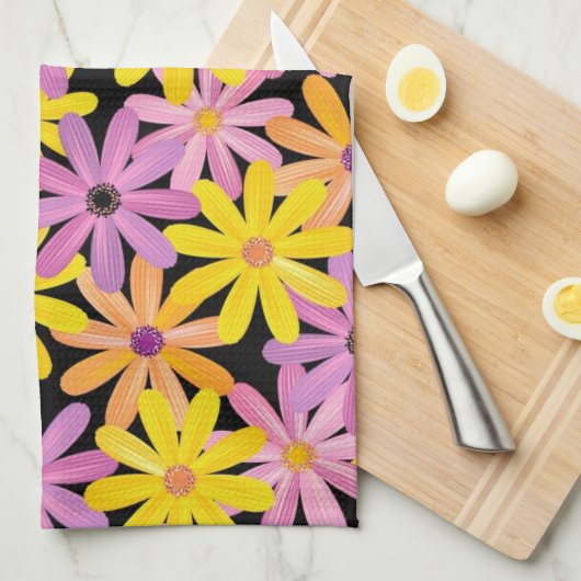 Gerbera-bloesem, achtergrond theedoek (Quarter Fold)