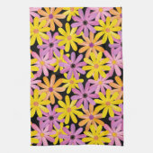 Gerbera-bloesem, achtergrond theedoek (Verticaal)