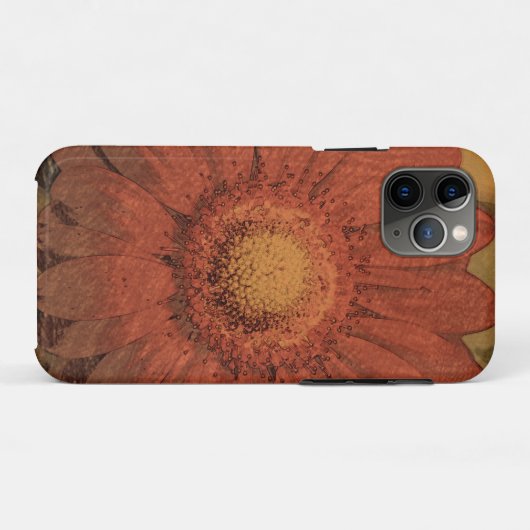 Gerbera Case-Mate iPhone Case (Achterkant (horizontaal))