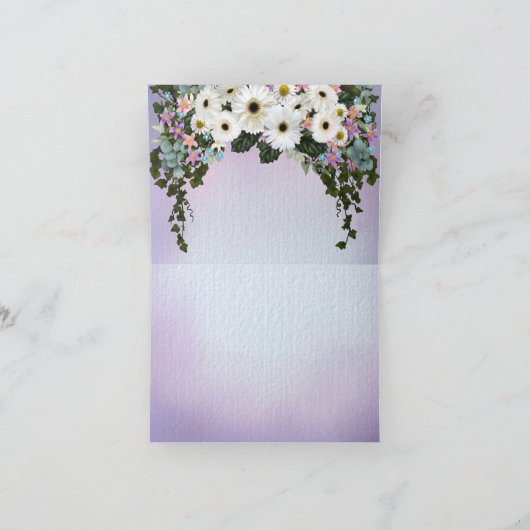 Gerbera Daisies Folded Bedankt (Binnen)