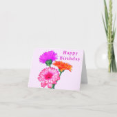 Gerbera Daisies Happy Birthday Kaart (Voorkant)