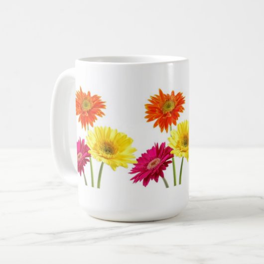 Gerbera Daisies Koffiemok (Voorkant links)