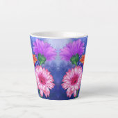 Gerbera Daisies Latte Mok (Voorkant)