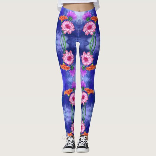 Gerbera Daisies Leggings (Voorkant)