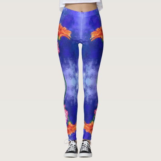 Gerbera Daisies Leggings (Voorkant)