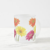 Gerbera Daisies Matglas Koffiemok (Voorkant rechts)