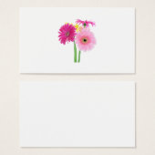 Gerbera Daisies Pink Visitekaartje (Voorkant /achterkant)